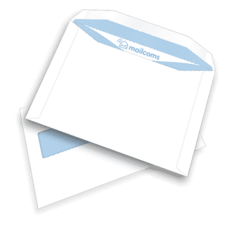 500 White C5+ Gummed Plain High Windowed (45mm x 90mm Window) Envelopes (162mm x 235mm)