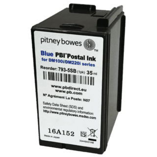 Pitney Bowes DM110i Ink Cartridge - Original Blue