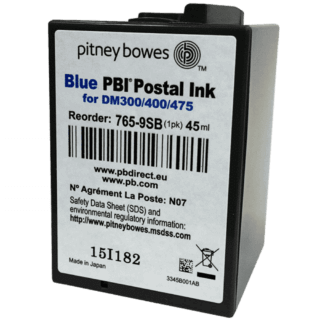 Pitney Bowes DM300M Ink Cartridge & DM400M Ink Cartridge - Original Blue