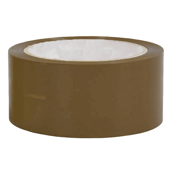 Rolls Of Brown Low Noise Packing Parcel Tape - 48mmx66m - Packs Of 6 & 36