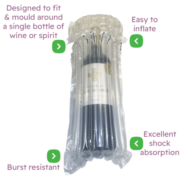 Air Packaging - Single Bottle Inflatable Packaging