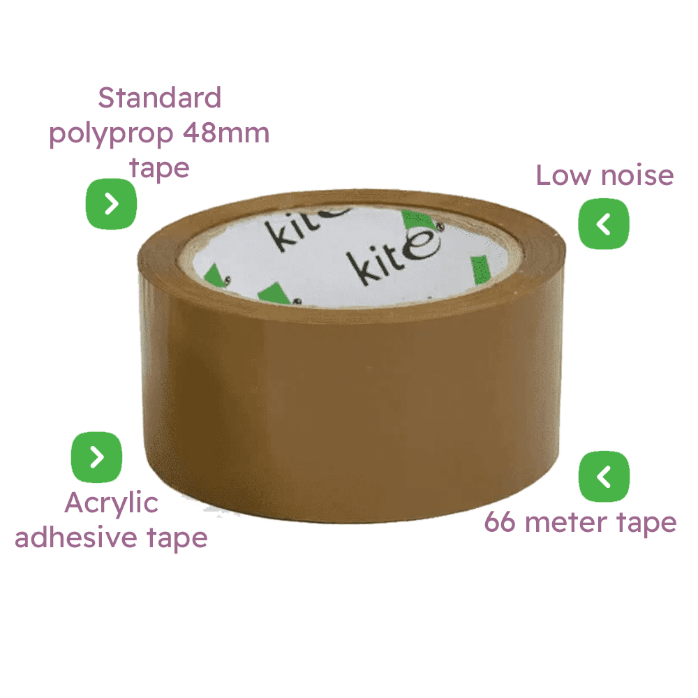 Brown Packing Parcel Tape - 48mmx66m