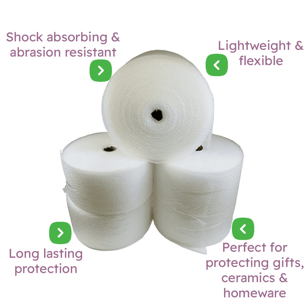 Small Bubble Wrap - 300mm x 100m - Packs Of 1 & 5