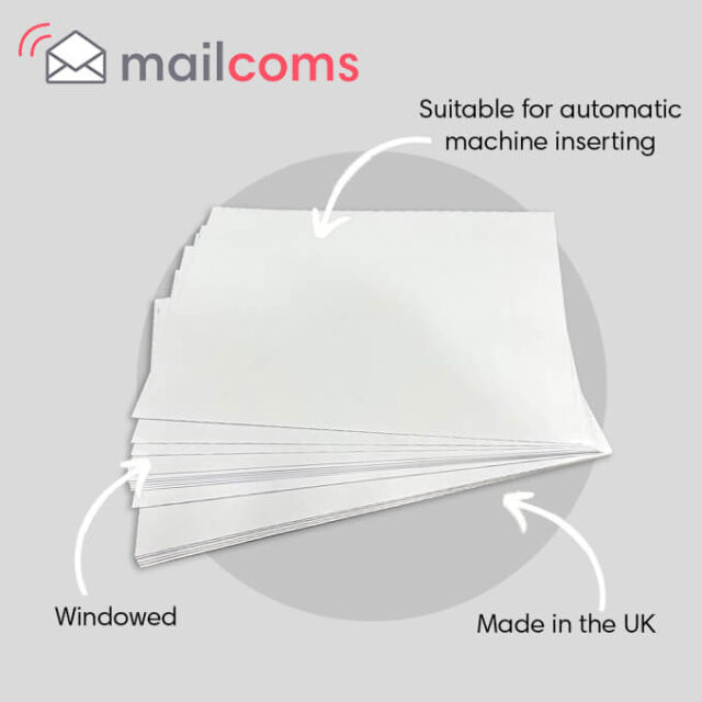 White C5+ Gummed Plain (Non Window) Envelopes (162mm x 235mm)