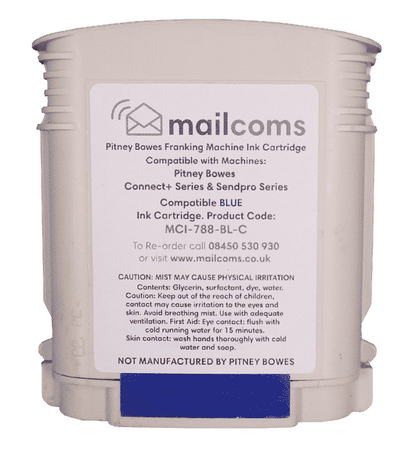 Mailcoms Connect+ 500W / 1000 / 2000 Compatible Blue Standard Ink Cartridge