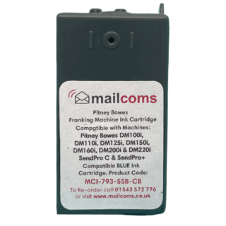 The Mailing Room TMR d160 Ink Cartridge - New Compatible Blue**