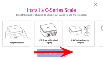 Installing a scale on the Parcelsend Essential Picture 1