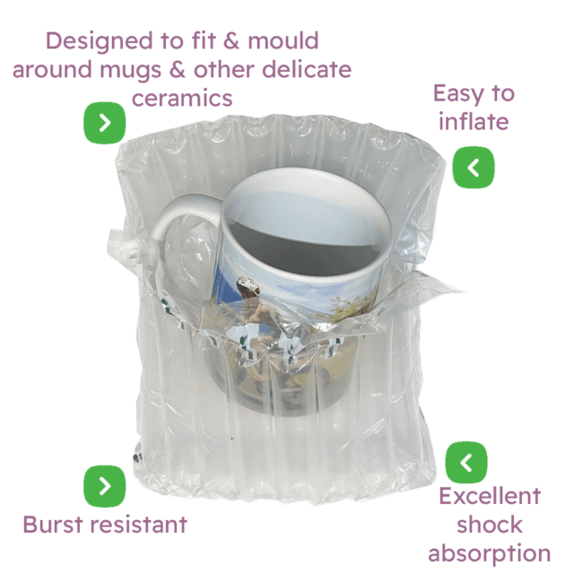 Air Packaging - Ceramics & Mugs Inflatable Packaging