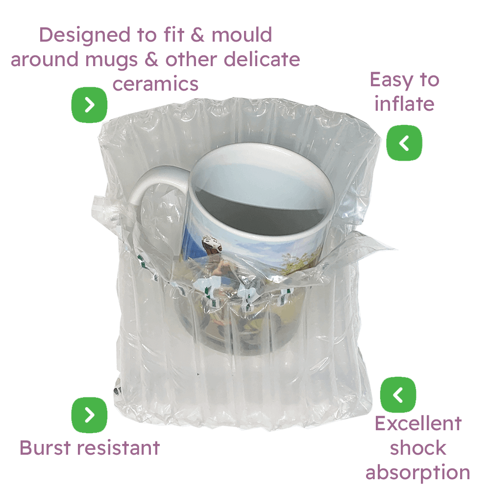 Air Packaging - Ceramics & Mugs Inflatable Packaging