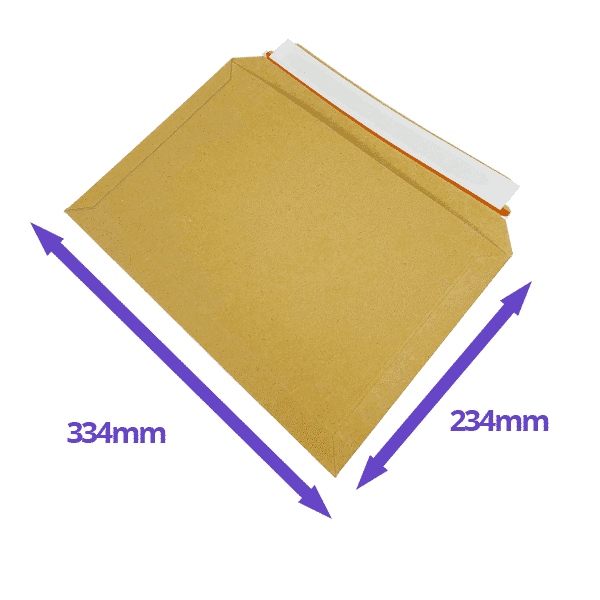 Capacity Book Mailers - Standard Solid Board - 234x334mm