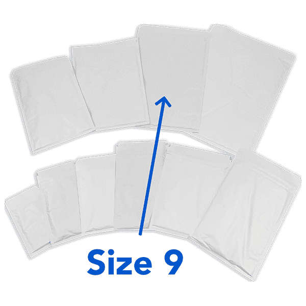 AirPro Bubble Lined Envelopes - Size J/9 - 300x445mm - Pack Of 50 - Available In White