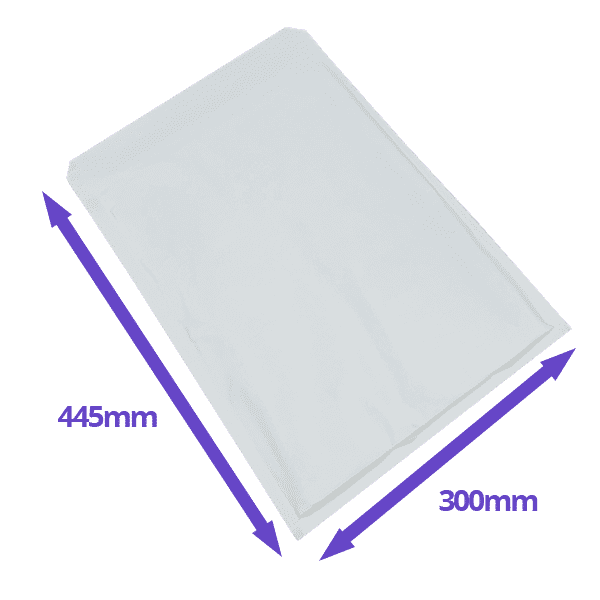 AirPro Bubble Lined Envelopes - Size J/9 - 300x445mm - Pack Of 50 - Available In White