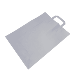 Extra Large White Tape Handle Paper Carrier Bags - 305x127x406mm