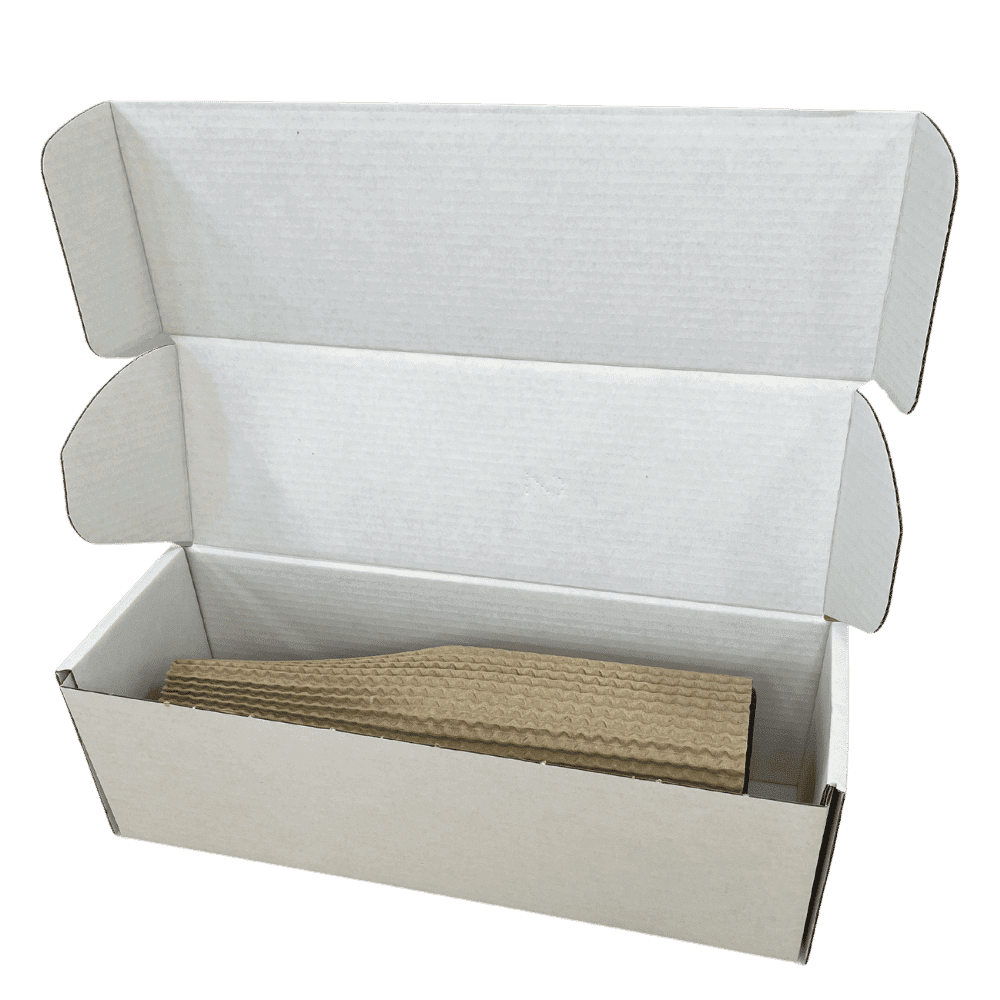 Single Bottle Corrugated Bottle Sleeve Kit – Includes Corrugated Bottle Sleeve & White Postal Boxes - Image 5