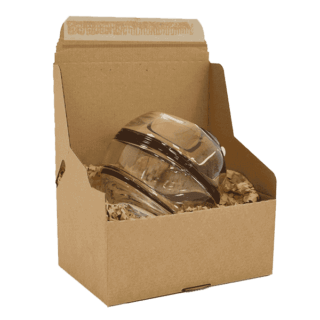 Brown E-Commerce Postal Box - 222x150x88mm