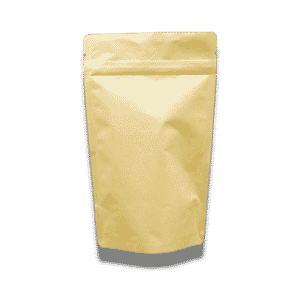 Brown Paper Stand-Up Pouches - 120x200x80mm - Small Gusset