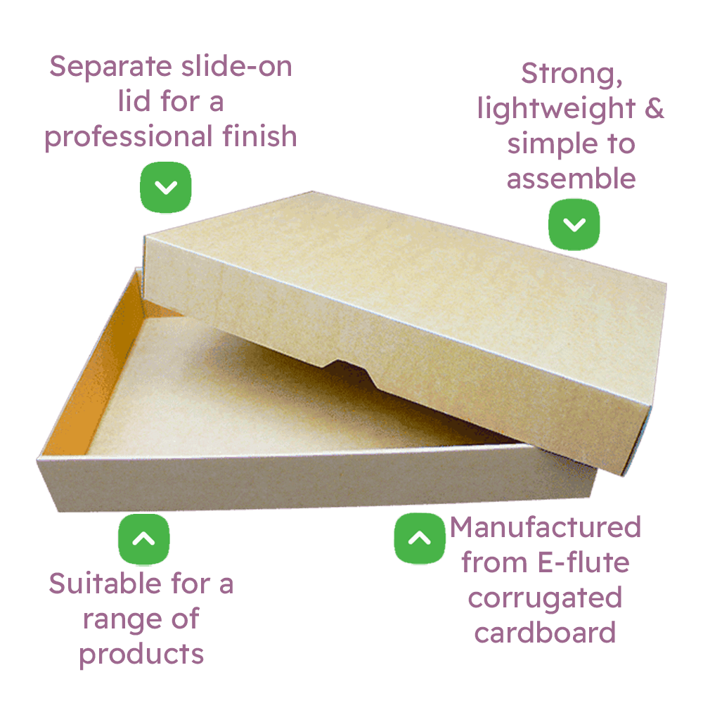 Brown Telescopic Boxes Infographic