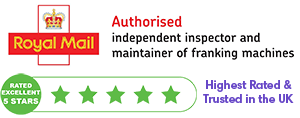 Royal Mail Authorised Independent Inspector & Maintainer Of Franking Machines & Trustpilot Score