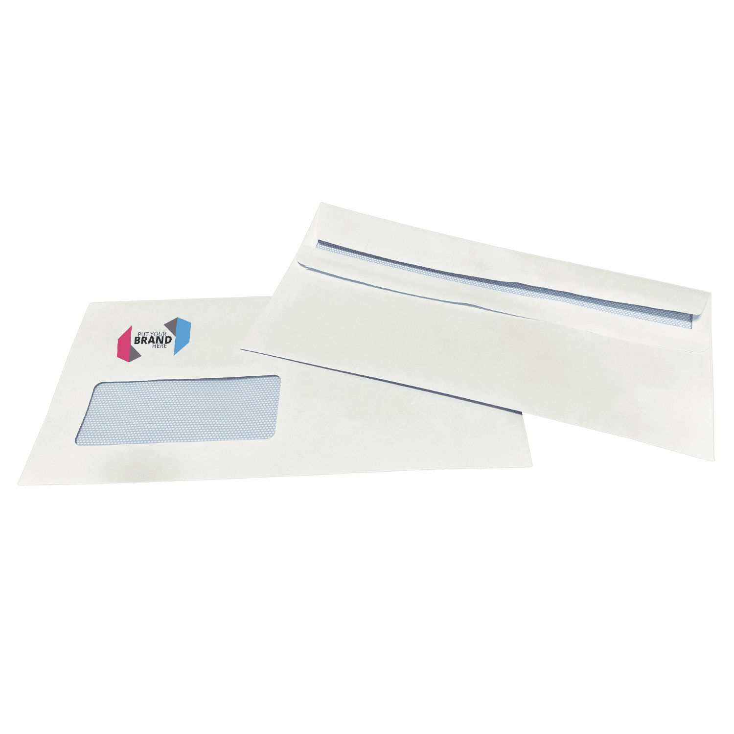 Custom Franking Logo for DL Windowed Self Seal Envelopes (110mm x 220mm)