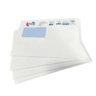 Custom Franking Logo for C5 High Windowed Folding Inserting Machine Envelopes (162mm x 235mm) - Box of 500
