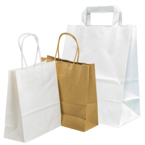 Tape & Twist Handle Paper Bags