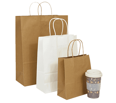 Twist Handle Paper Carrier Bags