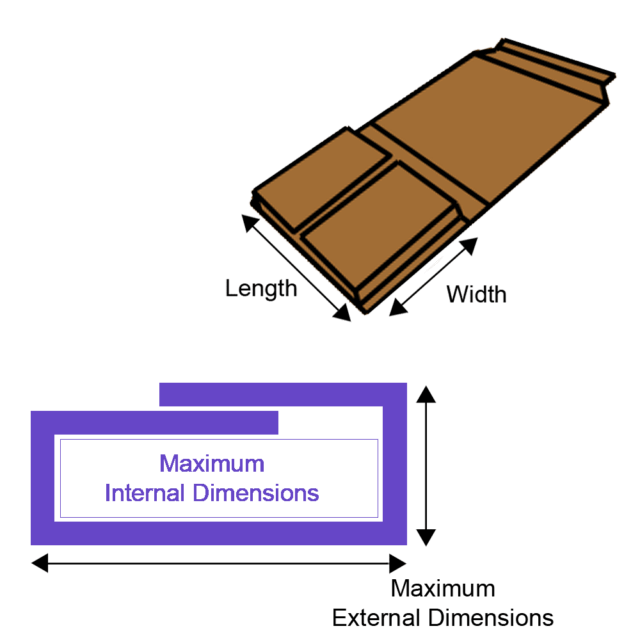 Book Wrap Mailers Dimensions