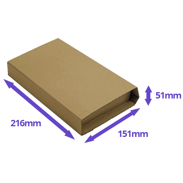 Book Wrap Mailers - 216x151x51mm