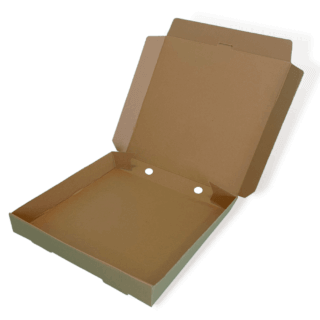 Brown 12" (Inch) Takeaway Pizza Box - 305x305x38mm