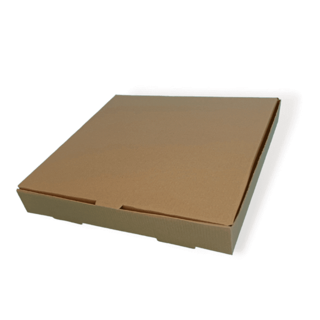 Brown 12" (Inch) Takeaway Pizza Box - 305x305x38mm