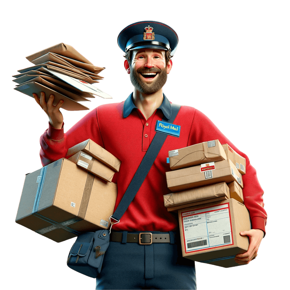 Mailcoms Royal Mail Man