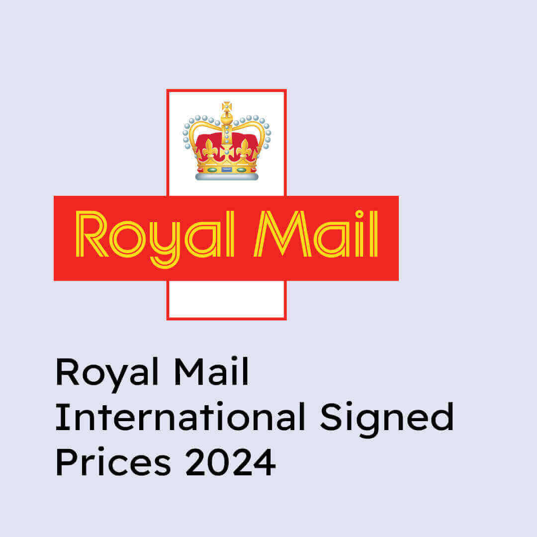 Royal Mail International Signed Prices 2024