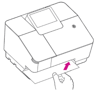 Running a test print on the Mailsend Lite Running a test print on the Mailsend Lite