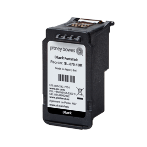 Pitney Bowes SendPro Mailstation Ink Cartridge - New OEM Original Black