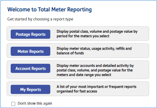 Running reports with INVIEW Total Meter Reporting