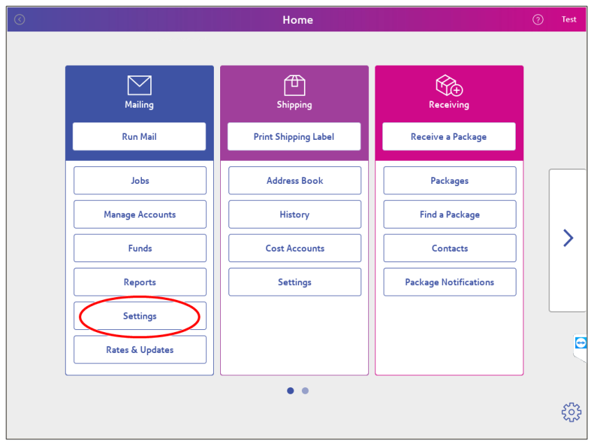 Viewing and changing the low barcode warning threshold 1