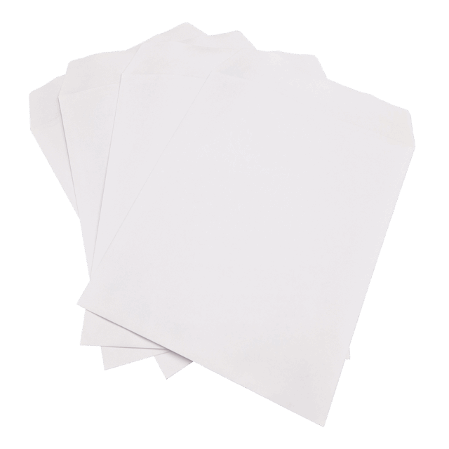 400 White Gummed Plain (Non Window) Envelopes (305mm x 248mm)