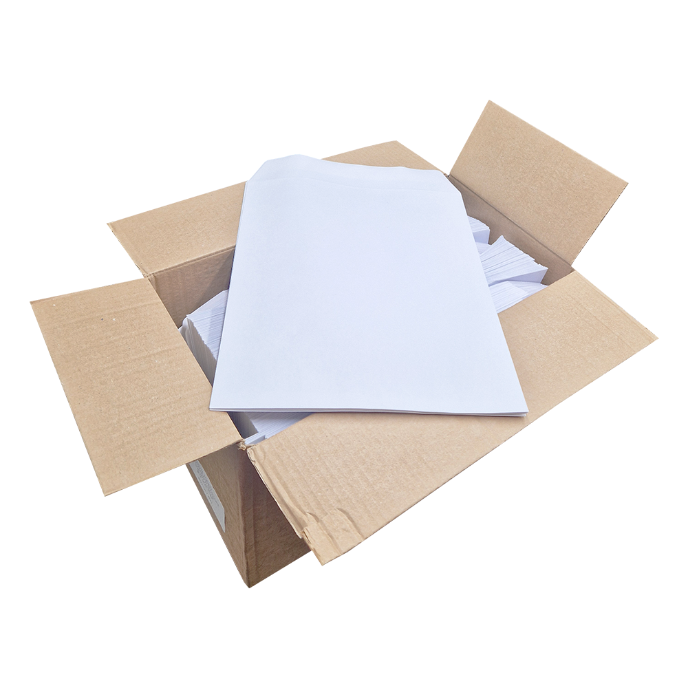 400 White Self Seal Plain (Non Window) Envelopes (305mm x 248mm) - Image 3