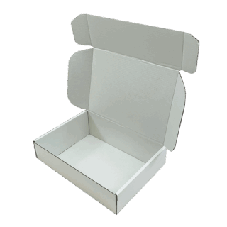 White PiP Small Parcel Postal Box - 240x160x40mm